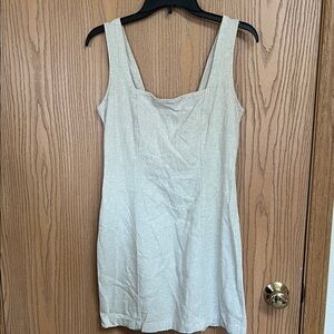 Old Navy Light Gray Sleeveless Dress